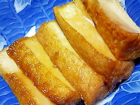 絹厚揚げの甘辛煮